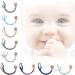 Buy GLASSNOBLE Beech Wood Pacifier Chain | Woven Cotton Clips & Nipple Holder | Durable & Stylish Baby Essentials  - Buy Online on GoSupps.com