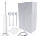 Electric Toothbrush Oscillation & Vibration Sonic Electric Toothbrush for Adults with 3 Brush Heads Rechargeable Travel Toothbrush