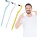 Fluhaw 3 pieces of tartar remover tooth cleaner professional tooth cleaning and lightening agent brush care tools for removing discoloration