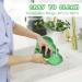 Vicloon Baby Suction Plate with Spoon and Fork - Non Slip Silicone Plate for Toddler Self Feeding - Green - Buy Online on GoSupps.com