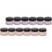 BPFY 24 Pack 2 oz Round Clear Glass Cosmetic Jars with Inner Liners and Black Lids Travel Jars Refillable Containers for Makeup Cream Lotion Sugar Scrubs Eye Shadow Slime Paint Jewelry 2oz Clear - Buy Online on GoSupps.com