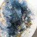 1pc 700g-800g Natural Blue Celestite Cluster Crystal Geode Specimen for Decoration Raw Stones and Minerals Full of Texture - Buy Online on GoSupps.com