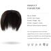 Yamel Medium Brown Hair Topper for Women - 2 Clips, Straight Synthetic Wiglet for Thinning Hair - Buy Online on GoSupps.com