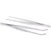 Iplusmile 2-Stainless Steel Tweezers Pliers - Curved & Straight Eyelash Tools for Extensions - Long Handle Rubber Grip - Buy Online on GoSupps.com