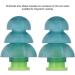 Buy Silicone Noise Reduction Earplugs - Soft Waterproof Reusable | Christmas Tree Shape - Blue & Yellow | Shop Internationally - Buy Online on GoSupps.com