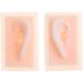 1 Pair Ear Model Silicone Ear Model for Acupuncture - Soft Silicone Artificial Ear Model - for Piercing Practice Training Earrings Earphone Display Props - Buy Online on GoSupps.com