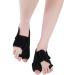CAZARU FXJ Corrector/Big Toe Splint Brace/Toe Straighteners/Nighttime Separator Pain Relief for Valgus/Overlapping Toe/Turf Toe Left Socks Overlapping Toes