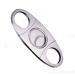 Cigar Cutter Accessories Cigar Cutter Guillotine Double Cut Blade Scissors Tool Stainless Steel Cigar Accessories Silver