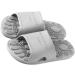 FRCOLOR 2 Pairs Massage Slippers for Men Women Slippers for Hotel Relax Slippers Spa Slippers Tub Massage Shoes Man PVC 27.00X11.00X5.00CMx2pcs Grey X 2 Pieces - Buy Online on GoSupps.com