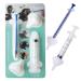 Bubble milk bowl Silicone Feeding Nipple and Syringes for Newborn Kittens, Puppies, Rabbits, Small Animals Dongdong pet S ( 2 pcs) White