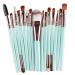 Milopon 20pcs Makeup Brush Set - Essential Eyeshadow Eyeliner Eyebrow & Foundation Brushes for Flawless Cosmetic Application | Ship Internationally - Buy Online on GoSupps.com