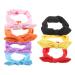 HUANMAYE 12Pcs Leopard Rabbit Ears Headbands - Non Slip Hair Bands with Bow for Girls - Sweat Elastic Hair Wrap for Workout, Running, and Washing Face - Cute Hair Accessories - Buy Online on GoSupps.com