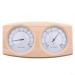 Extrwody wood-thermal hygrometer digital sauna room thermometer hygrometer 2-in-1 made of wood precise wall-mounted thermometer hygrometer sauna tools
