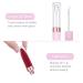 CAIYA 12Pcs Lip Gloss Tubes 6.4ml Empty Containers for DIY Lip Gloss - Pink Rose Gold | Refillable Lipstick Tubes with Rubber Stoppers - Buy Online on GoSupps.com