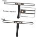 Baluue 3pcs Silver Eyebrow Stencil Roller Brow Measuring Tool Eyebrow Measuring 13.5x7.1cmx3pcs Silverx3pcs - Buy Online on GoSupps.com