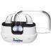 Banglijian Hearing Aids Rechargeable for Adults Seniors, Magnetic Contact Charging Box with Larger Capacity, Small Hearing Aid with Noise Reduction and Feedback Cancellation Silver