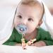 Pack of 2 Cotton Baby Pacifier Chains - Unisex Safe Clips for Boys & Girls | International Shipping - Buy Online on GoSupps.com