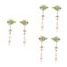 Beavorty 3 Pairs Tassel Hair Clip Hair Accessory for Women Accesorios Para Mujer Decorative Hair Clips for Women Kimono Flower Hair Clip Chinese Hairpin Crystal Pearl Jade Bride Chopsticks