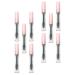 Empty Mascara Tubes with Wand: 10Pcs 5ml Refillable Mascara Containers for Castor Oil DIY Cosmetic Pink 1 Ounce (Pack of 1) Pink