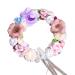 TQUXNGA Flower Headbands Women Bride Flower For Wedding Party Supply Floral Garlands Wreath Floral Headbands Purple