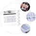 Housoutil 1 Set Nail Extension Manicure Gel Nail Molds Diy Nail Tips Quick Building Nail Tool Nail Builder False Nail Molds Nail Art Tools Nail Set French Plastic White - Buy Online on GoSupps.com