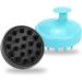 Sourcetone Scalp Massager Set - 2-Piece Shampoo Brush & Hand Massage Brush for Deep Relaxation & Hair Stimulation - Green & Black - Buy Online on GoSupps.com