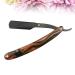 Beaupretty Vintage Straight Razor with Wooden Handle - Black Barber Steel Shaving Knife for Men | Home & Salon Use - Buy Online on GoSupps.com