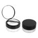 FOMIYES 2pcs Elastic Mesh Loose Powder Box Empty Powder Case Body Powder Puff Powder Puff Pad DIY Abs 1 g (Pack of 1) Black