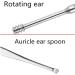 HeeKqon Ear Head Tool Scoop Cleaner Double Rotating Ear Spring Set Six-Piece Beauty Tools with Noise Reduction Ear Plugs - Silver One Size - Buy Online on GoSupps.com