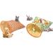 Interactive Cat Tunnel Bags for Indoor Cats - Collapsible Tube Toy with Plush Ball Tents and Crinkle Paper - 2024 for Pet Play - Self Interactive Cat Toys(Orange) - Buy Online on GoSupps.com