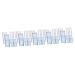 Villcase 30 pc travel toothpick box transparent swab holder dispenser travel jewelry holder for cotton pads tooth pads dental dispenser container for cotton pads travel resistant travel p.s portable different colors x 5 pieces 10.4x3.4x2.1cmx5pcs