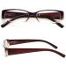 5 Pack Spring Hinge Rectangular Reading Glasses 2.5x - Fashion Quality Readers for Men and Women - Buy Online on GoSupps.com