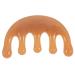 Beaupretty 4 pieces massage comb hair disguise hair massage device gua Sha for hair gua sha comb wooden ridge highlights hair dye harz five claws large teeth travel 10x6.3cmx4pcs as shown: 1 x 4 pieces