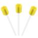 250 Count Unflavored Disposable Oral Swabs - Tooth Shaped Cleaning Sponge Swabs - Individually Wrapped - 5 Colors - Buy Online on GoSupps.com