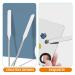 Beaupretty Color Palette Set - Korean Makeup Foundation Spatula & Artist Tools | Mix Colors with Acrylic & Metal Cosmetic Plates - Buy Online on GoSupps.com