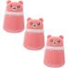 Minkissy 9 Pcs Powder Puff Box Set | Baby Body Powder Puff Travel Dispenser | Infant Talcum Powder Bottles | Pink Sponge | Powder Storage Bottle - Buy Online on GoSupps.com