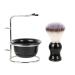 Bravolune shaving shaving razor brush set brush holder stand holder rack-soap shell mug hair removal beard-brush gift for men