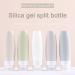 Dajidafu Travel Silicone Dispenser Bottle Shower Gel Toothpaste Makeup Squeeze Tube Refillable Leakproof Container Accessories Light Gray 90ML - Buy Online on GoSupps.com