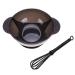 Lavalink hair dye blender and bowl set bowl-brush tool mixer stirring bowl kit tint comb for hair tint dying color (black)