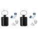 LAMELLIS 4 Pairs High Fidelity Concert Ear Plugs with Fitler Hearing Protection for DJs Nightclub Concert Motorcycles