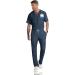 BARCO Grey's Anatomy Scrubs Evan Lapover V-Neck Men's Scrub Top, Big Steel - 3X-Large - Buy Online on GoSupps.com