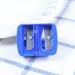 Blue Dual-Pencil Sharpener Eyeliner Sharpener Cosmetic Lip Liner Sharpener Eyebrow Pencil Sharpener Travel-Friendly Easy to Clean - Buy Online on GoSupps.com
