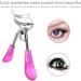 Eyelash Curler Stainless Steel Cosmetic Makeup Curler Portable Non-Slip Eyelash Curling Tool Transparent Pink (Color : C6) - Buy Online on GoSupps.com