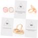 Palettes de M lange Annulaires pour Nail Art 2 Pi ces Format Mini Effet Marbre Blanc et Rose pour Passionn es Manucure et Cr ation Nail Art Domicile et v nements - Buy Online on GoSupps.com