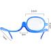 Magnify Eye Makeup Glasses Makeup Glasses Flip Up Lens Single Lens Rotating Eye Glasses Women Cosmetic Makeup Essential Tool Gafas De Maquillaje Lentes Para Maquillarse (250+Blue) - Buy Online on GoSupps.com