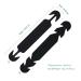 LOVMOV Silicone Anti-Slip Ear Hook Buckle Extension Straps - Reusable & Adjustable for Adults and Children (Black) - Buy Online on GoSupps.com