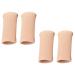Healvian Toe Protectors Toe Protectors 4pcs Toe Caps Toe Cushion Tube Sleeves Pad Toes Fabric Sleeve Protectors Fingers Toe Covers for Blisters Calluses Toe Protectors Women Finger Protectors 7x2.5x2.5cm