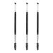 3Pcs Dual Brow Brush Set - Portable Professional Dual Headed Angled Eyebrow Brushes for Beauty Room & Travel - Ideal for Precise Eyebrow Application - Buy Online on GoSupps.com