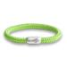 The original equestrian sport horse sport horses jockey club sailtaw bracelet with horses engraving handmade high -quality magnetic closure diameter 8 mm women men unisex green 21.0 centimeters
