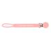 BELLA TUNNO Signature Pacifier Clip   Silicone Pacifier Holder with Universal Fit for Baby Pacifiers  BPA Free Silicone Strap with Fun Sayings (Love You Mean It)